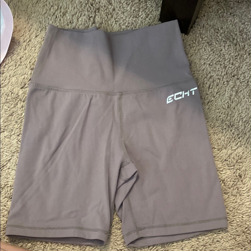ECHT Women's Gray High-Waisted Shorts